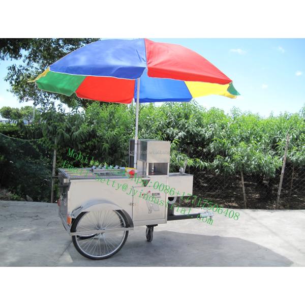 220V Mobile Food Cart Street Vending Tricycle/Electric Hot Dog Cart for Other Purposes