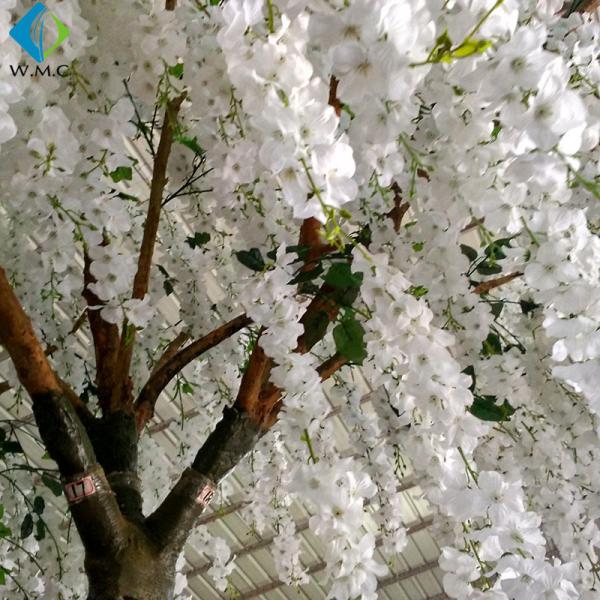 White Artificial Flower Tree For Wedding , 5-10 Years Life Time Faux Flower Tree