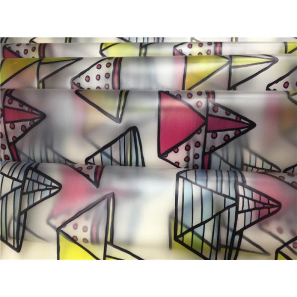 Tpu Printed Faux Leather Fabric , Customized Printable Leather 0.15mm Thickness