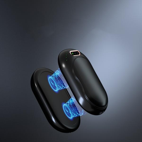 Custom Logo C308 Magnetic Two Pack Hand Warmer Ultra Thin and Rechargeable