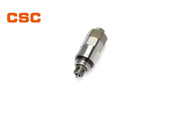 Steel Hydraulic Control Valve Parts , HITACHI 200-5 Excavator Relief Valve
