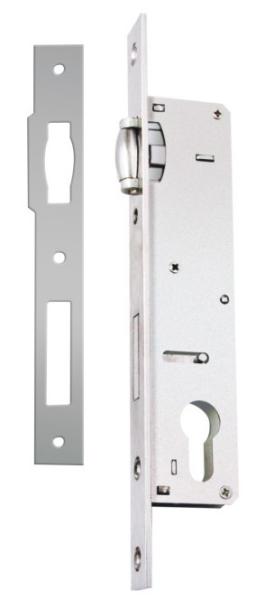 Durable Mortise Door Lock with Iron Deadbolt Steel / Zamak Cylinder Single Cylinder