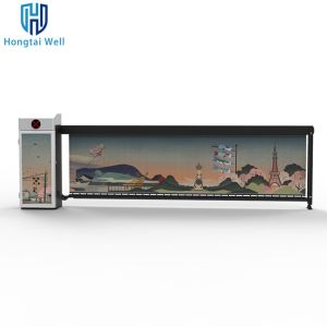 2.5m-4m Arm Length Traffic Advertising Barriers Gate ODM For Parking Lot