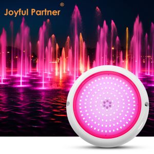 PAR56 LED Pool Light RGB AC12V IP68 Resin Filled ABS+PC Material DIA152*26mm Beam angle 120 Degree