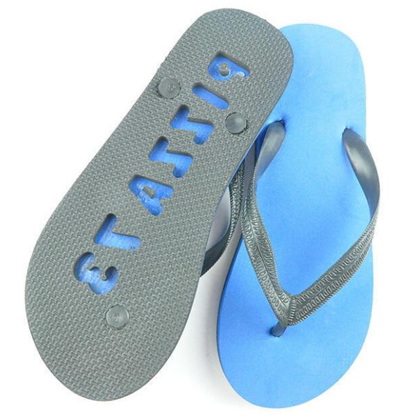customed eva die cut and embossed slipper  Womens Flip flop thongs slipers manufacturers