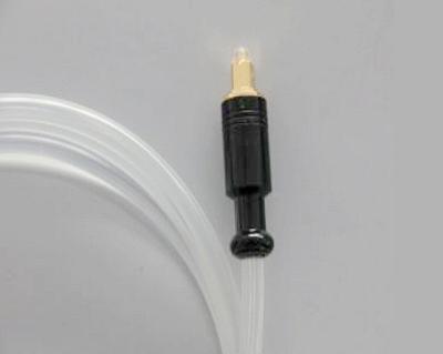 6.0MM Olden Plated Connector Coaxial Plastic Fiber Audio Cable Transparent Color
