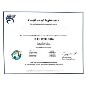 Xi'an machinery & engineering import & export co.,ltd. Сертификации