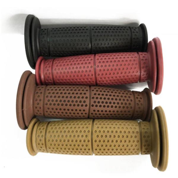 Rubber 22mm Handgrips Motorcycle Replacement Parts Red Color For Chooper Bike