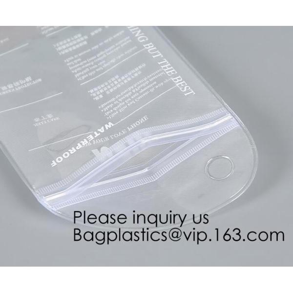 Personalized Transparent Waterproof PVC Plastic Wet Underwear k Packing Bag,Simple Design Pvc Makeup Bag Women Zip