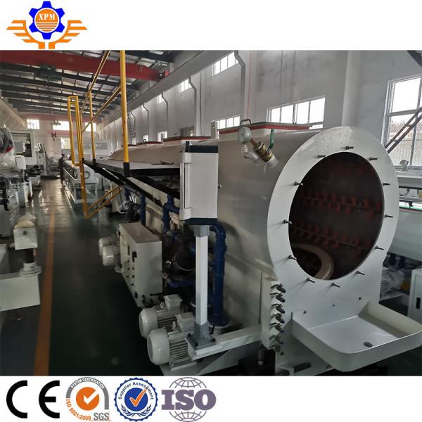 Multi Layers Polyethylene Pipe Production Line Haul Offs Cutter Units Single Screw Extruder Machine