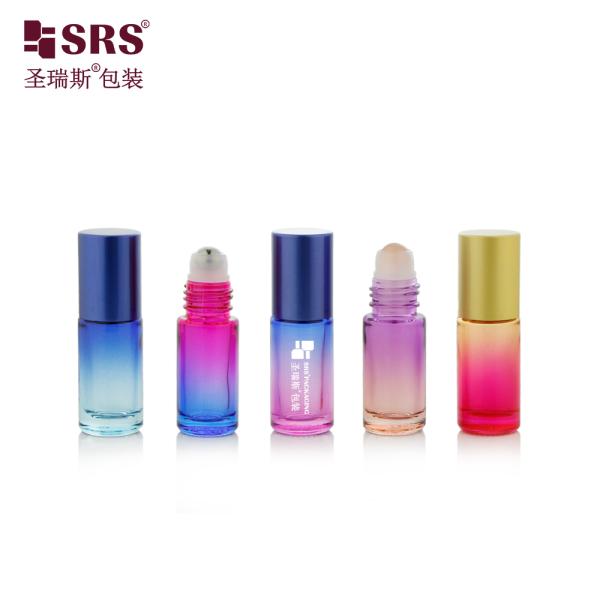 BLPM-5ML SRS Wholesale Clear Transparent Mold Thick Wall Hard Glass Roll On Bottle For Essential Oil No Leakage