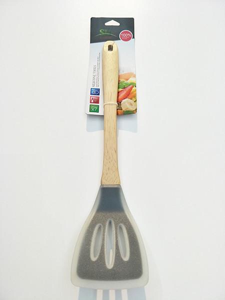 Silicone Kitchen Utensil Set Spaghetti Server Soup Ladle Slotted Spoon Slotted Turner skimmer turner spoon