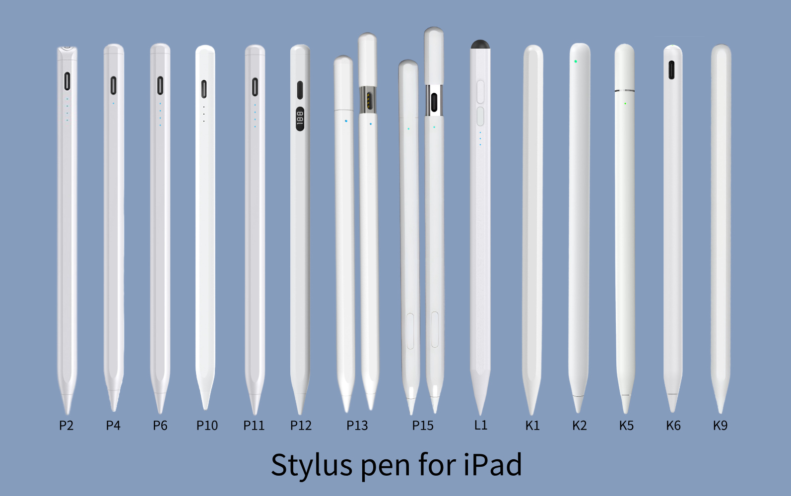 In Stock Universal Stylus Pen for Android IOS IPad Apple Pencil Huawei Xiaomi Samsung Tablet Pencil Capacitive Screen Touch Pen