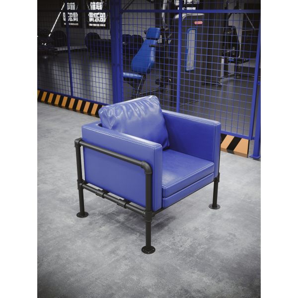 Modern Trendy Tavern Industrial Pipe Iron Card Seat Dining Bar Restaurant Set for Hotels