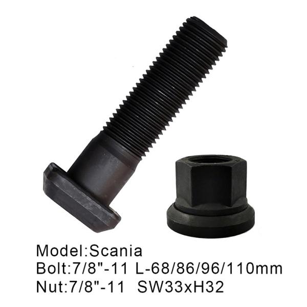 Boulons de roue de camion de haute qualité 10.9 Grade 40cr