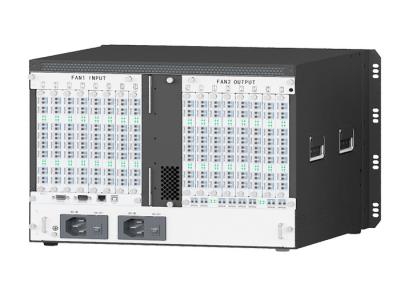 17 Slots Fiber Kvm Transmitter And Receiver Node Kvm Over Fibre Optic