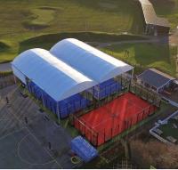 Cubierta de techo del campo de squash con material resistente al calor personalizado y diseño atlético