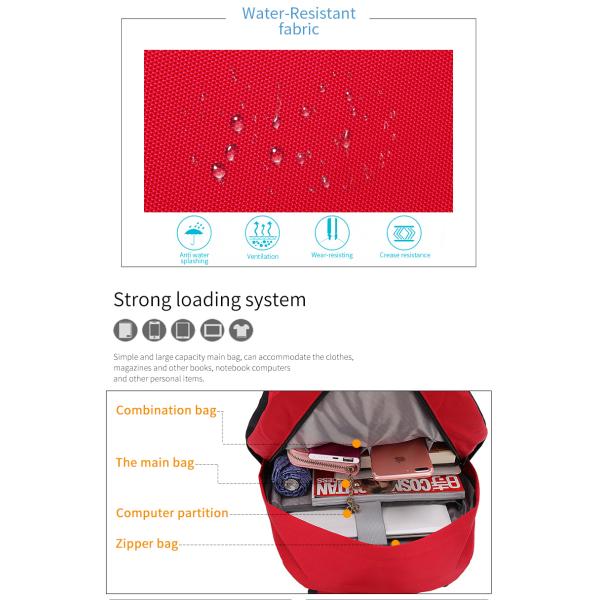 Wholesale custom logo fashion waterproof School Student Child Book backpack bag