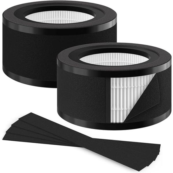 H13 Набор фильтров с активным углеродом True HEPA, совместимый с Germ Guardian FLT4200