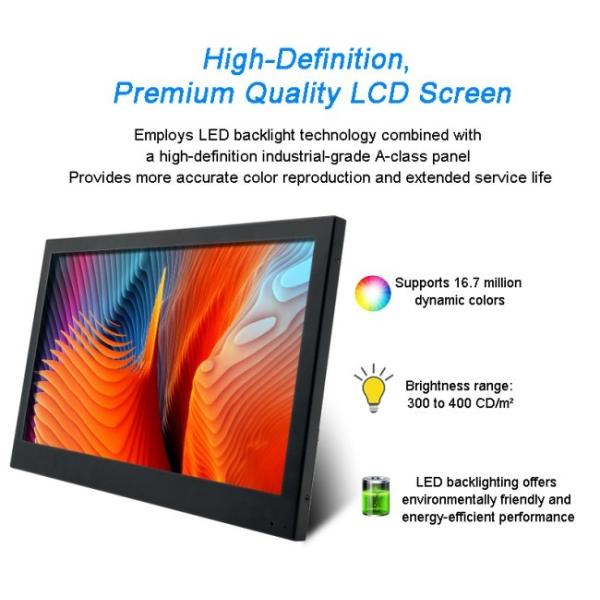10.1-inch Industrial IPS TouchScreen Display All-in-one Computer High-Performance Embedded Displays for Industrial Applications
