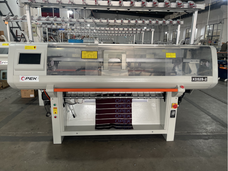 Fashion Flat Double System 52 Inch Computerized  Flat Knitting Machine