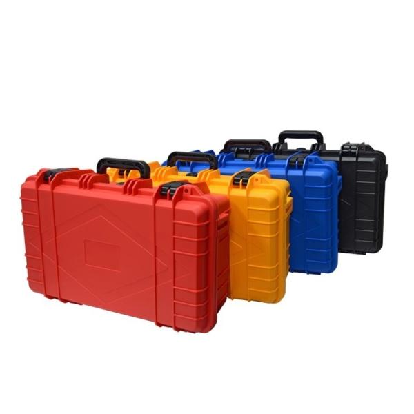 Utilisation polyvalente Portable Black PP Plastic Carrying Case Shockproof Dustproof Waterproof Case avec boîte à outils en mousse pré-coupée IP67