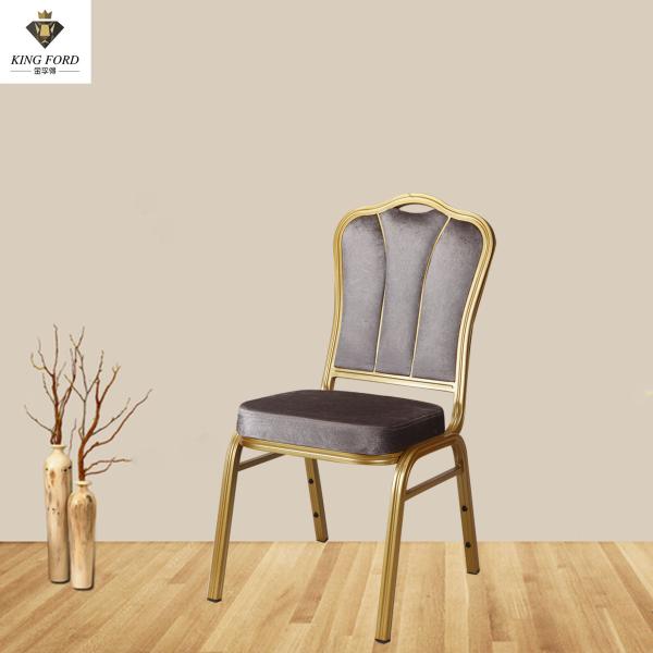 Wholesale Fabric Velvet High Back Wedding Event Hotel Banquet Stackable Dining Church Chair