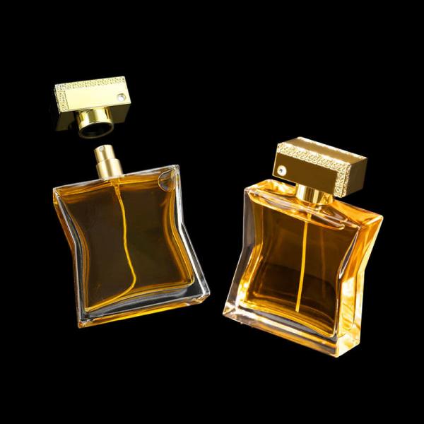 Luxury Custom Glass Perfume Bottles | Irregular Shape | 3D Molding | Hot Stamping | Premium Packaging