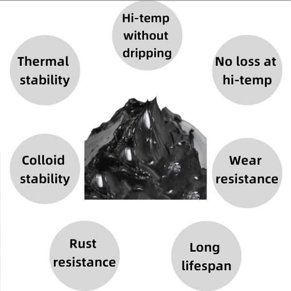NSF Approved Heavy Mining Machinery Lithium Based Grease with Molybdenum Disulfide