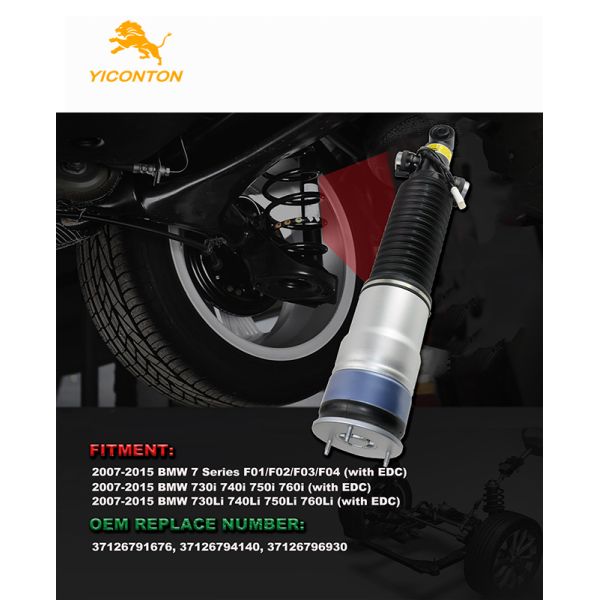 37126791676 Air Suspension Strut For BMW 7 Series F01-F04 2007-2015 EDC