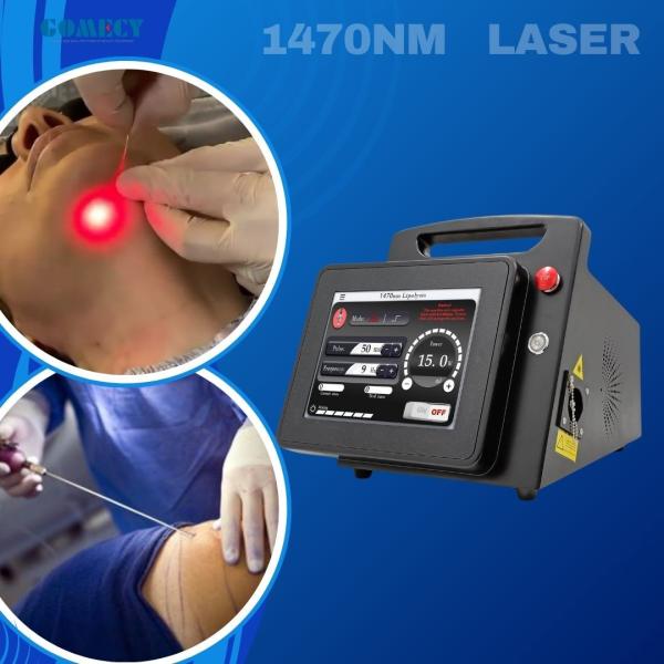 1470nm Endolaser Machine 980nm Lifting du visage Laser Lipolyse Liposuction Machine 3 mètres Longueur de la fibre