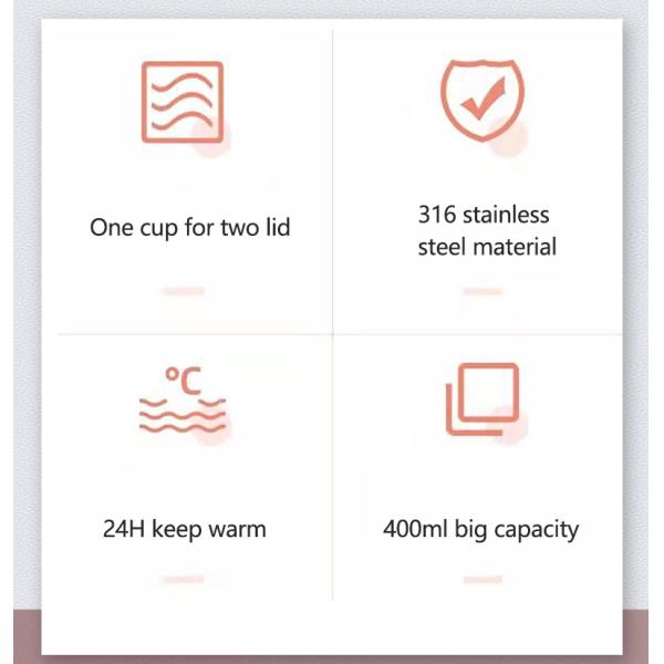 Kids Thermos Flask Stainless Steel Thermo Bottle Sublimation Water Bottle With Strap