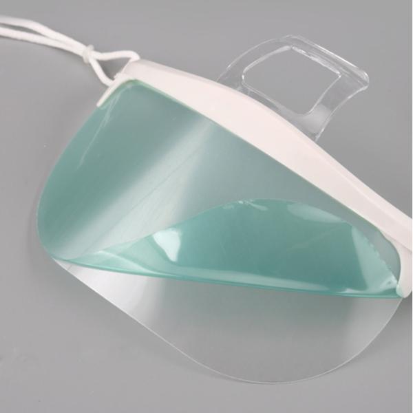 Food Processing Healthcare Industry Plastic Face Mask With Logo Anti Fog