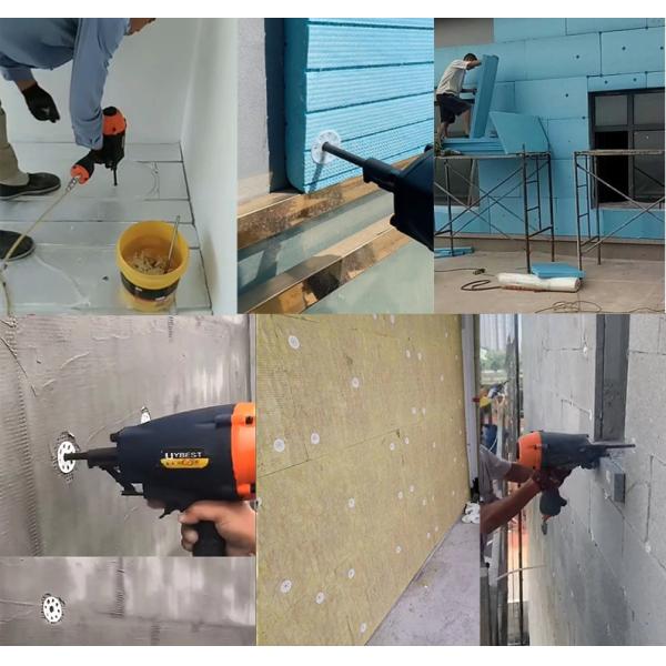 OEM Supported Cordless Pneumatic Power Insulation Nail Gun for Insulation Needs