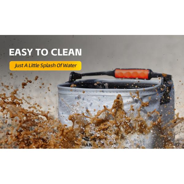 Portable Fishing Water Pail for Camping Traveling Hiking Fishing Boating Gardening with 4.5 Meters Rope