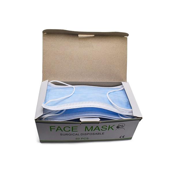 Non Woven 3 Ply Face Mask Protection Against Virus , Custom Surgical Mask