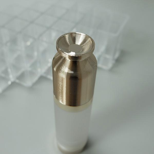 JL-AB126 ODM 50ml Airless Pump Bottles Screw Sealing AS SAN Single Wall