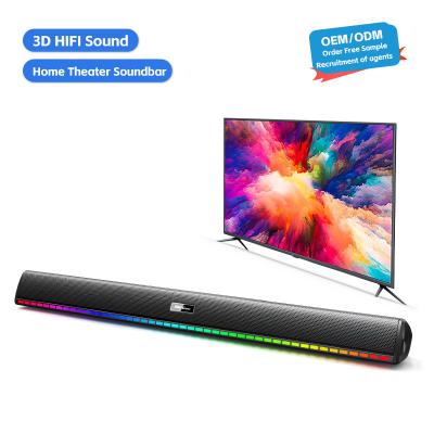 Multimedia Home Theatre System 4 Speakers and Bluetooth Sound Bar with Subwoofer