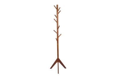 Durable Wooden Coat Hanger Stand Rack With 9 Hooks Tree Branches Design