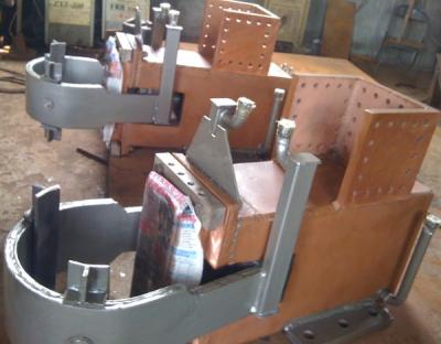 Ferrosilicon Production Electric Lead Furnace , Electric Crucible Furnace High Electrical Efficiency