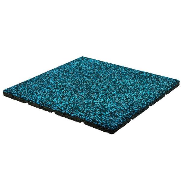 500X500X20mm Sports Floor Tiles Breathable Rubber Gym Mats Customized