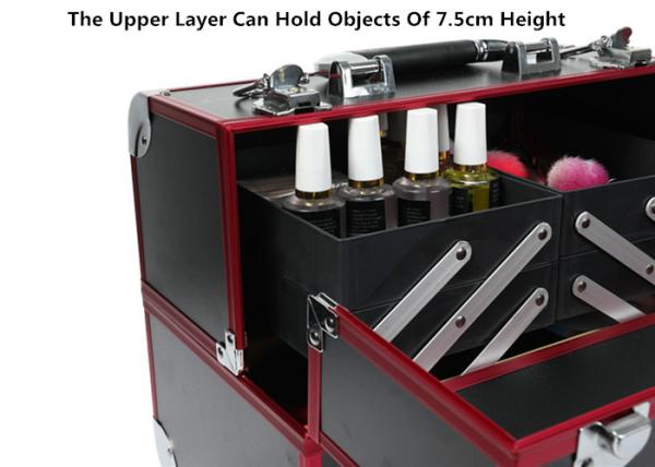 Permanent Makeup Tattoo Tool Box , Aluminum Alloy Tattoo Machine Box