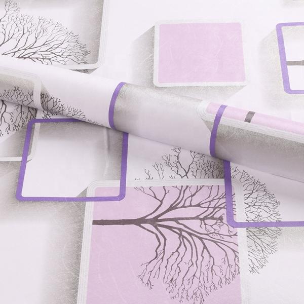 Floral 3D Brick PVC Self Adhesive Wallpaper Roll Heat Insulation