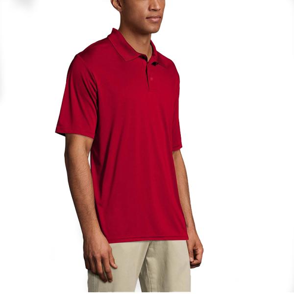 Wholesale Lightweight Moisture Wicking 100% Polyester Golf Workout Polo T-shirts for Men