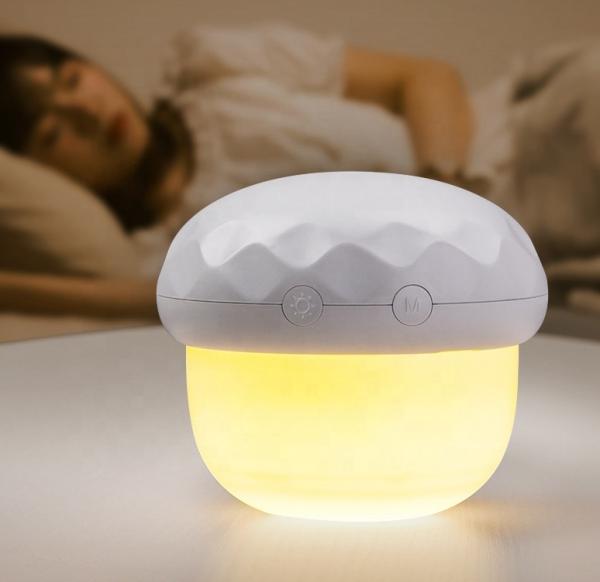 Mushroom Bedroom LED Night Light , CE ROHS Sky Projection Night Light