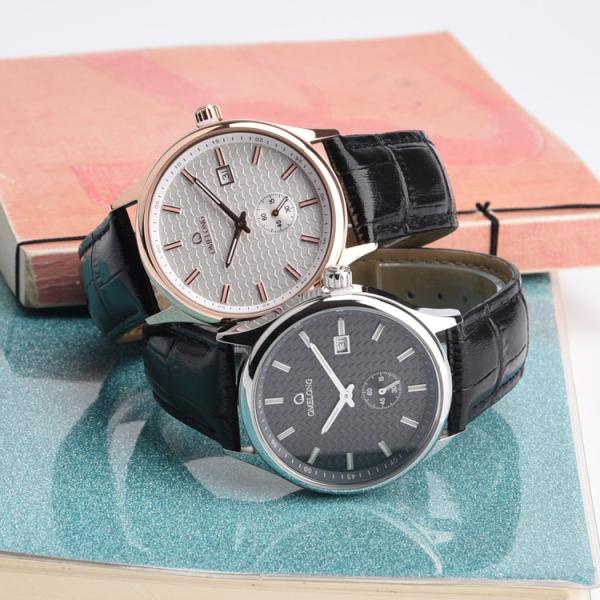 Наручные часы подгонянных людей цвета автоматических с диапазоном кожаного ремня