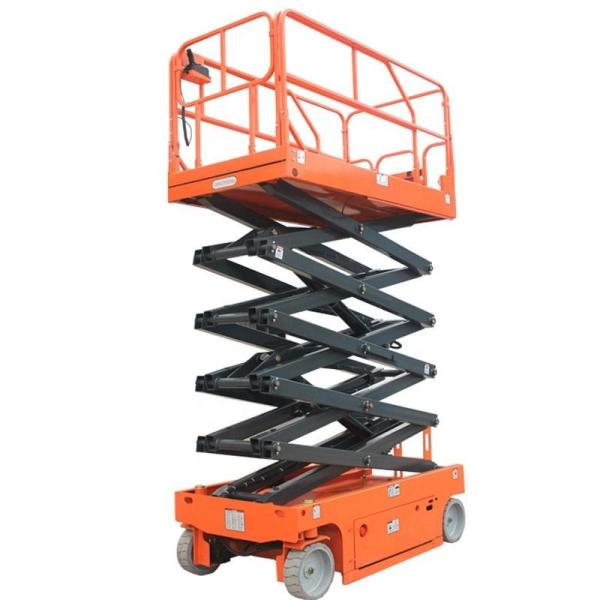 Self Propelled Scissor Lift 6m 8m Full Automation Lifting Aerial Work Platform