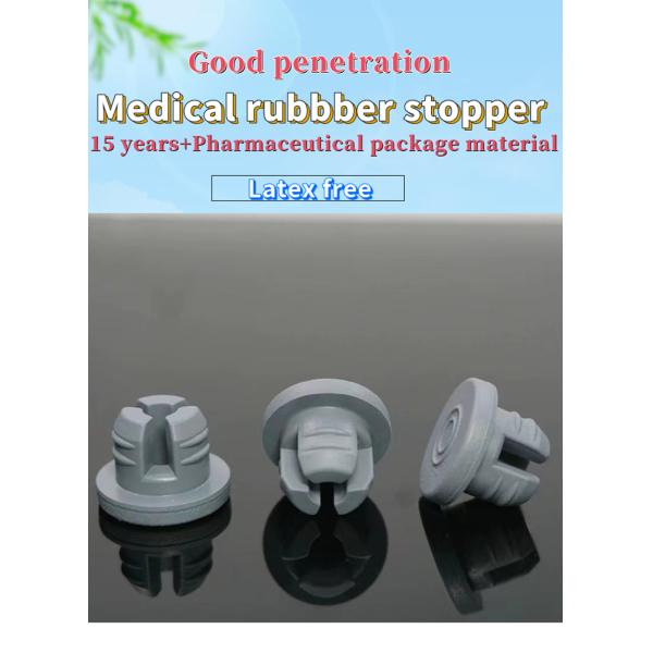 13mm 32mm rubber plug Grey Butyl Medical Rubber Stopper for  Injection Glass Vials Glass Infusion Bottle Use