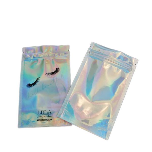 Голографическое сумка ИСО 9001/2008 пластикового мешка косметическая упаковывая