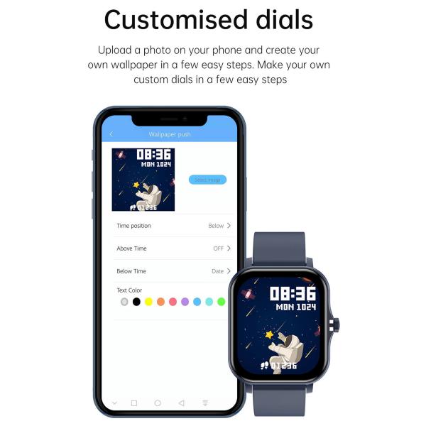 RTL8762CK Step Mileage Sport Smartwatch Calorie Consumption For Men